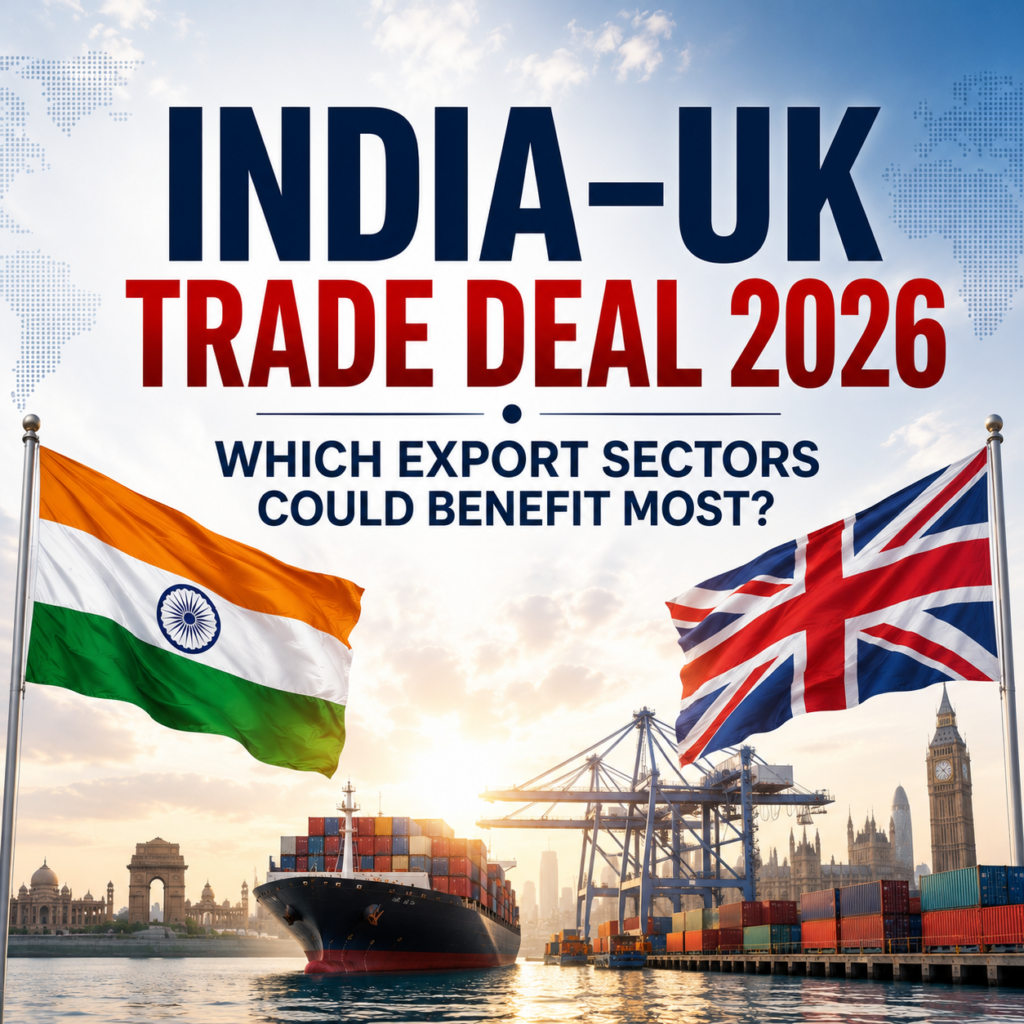 India–UK Trade Deal 2026: Export Sectors That Could Benefit Most