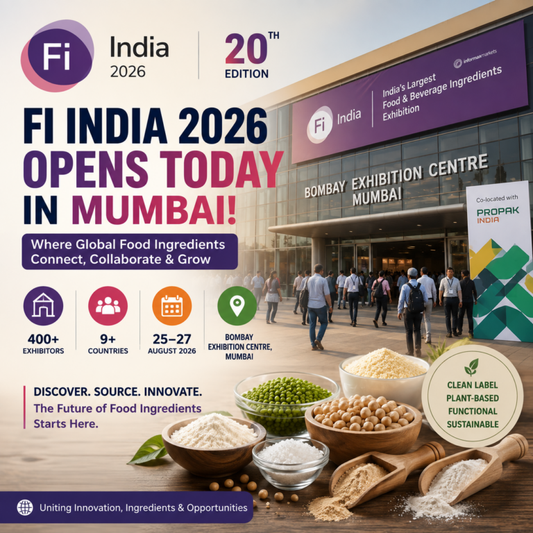 Fi India 2026 Opens in Mumbai — What Exporters Should Know