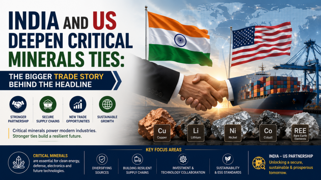 India and US Deepen Critical Minerals Ties: The Bigger Trade Story Behind the Headline